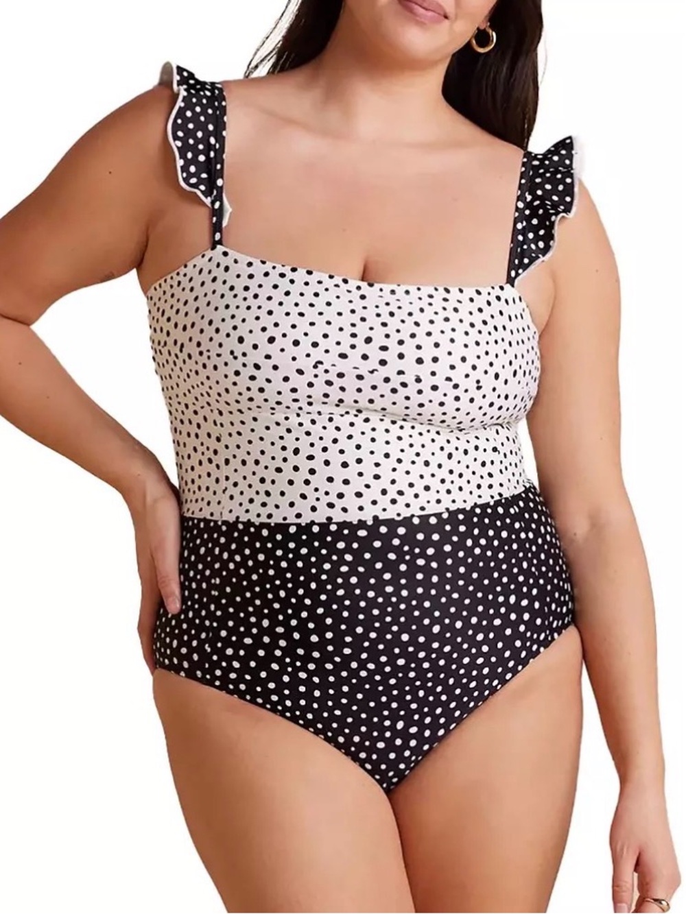 Summersalt BUNDLE Black & White Polka Dot, leopard and solid black ALL 3